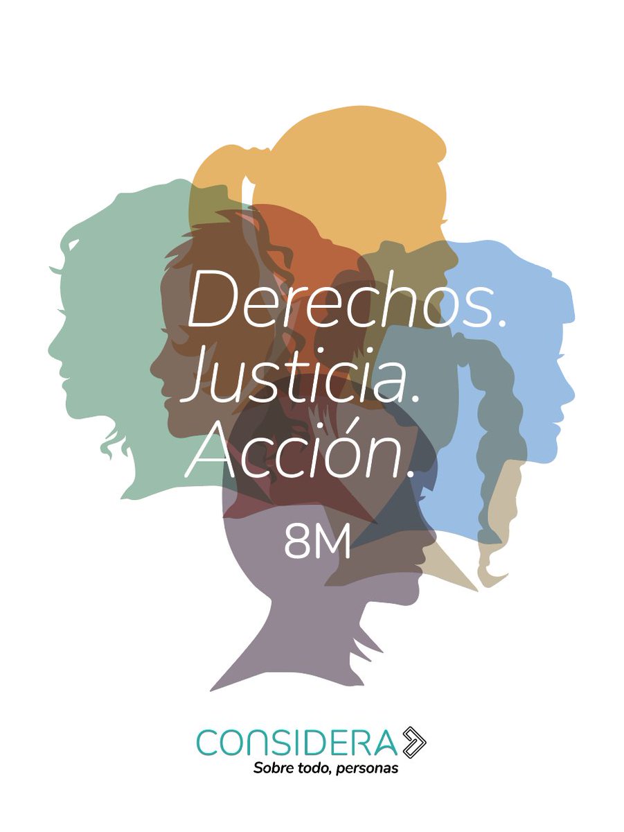 Por el #8Marzo , #CONSIDERA reafirma su compromiso con la exigencia colectiva de Derechos, Justicia y Acción, lema de <a href="/UN_Women/">UN Women</a> este año.

Trabajamos para derribar las prácticas discriminatorias que frenan el talento y transformar normas y culturas en equidad real 💜.