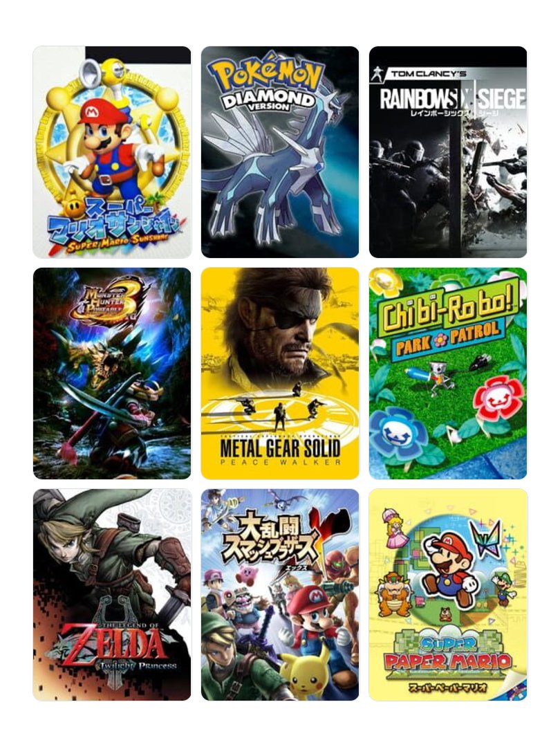 X0_0715's tweet photo. 私を構成する9つのゲーム
懐かしいゲームばっかになっちゃった！笑
#My9Games #私を構成する9つのゲーム
https://t.co/NwDrynebrN https://t.co/o09BEwS6nk