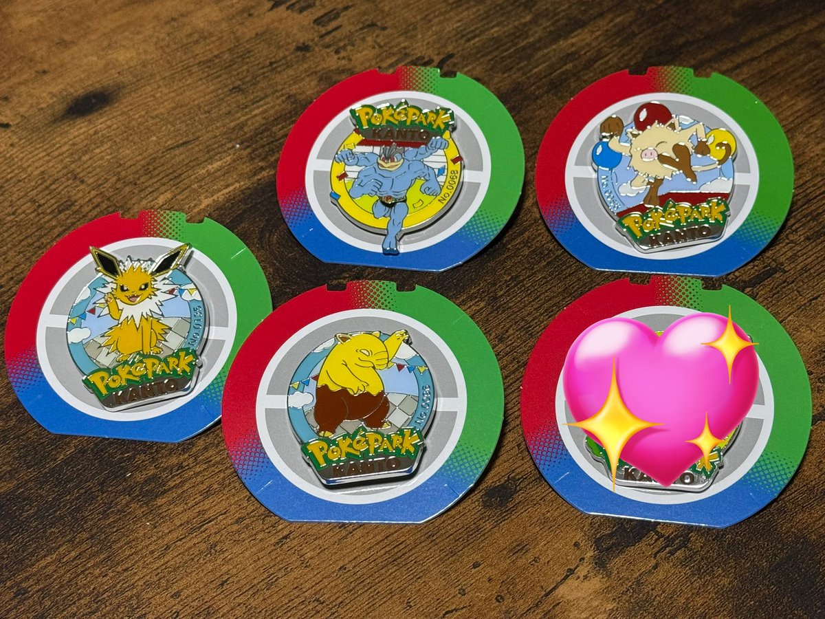 更新【交換】ポケパークカントーポケモン ピンズ ピンバッジ