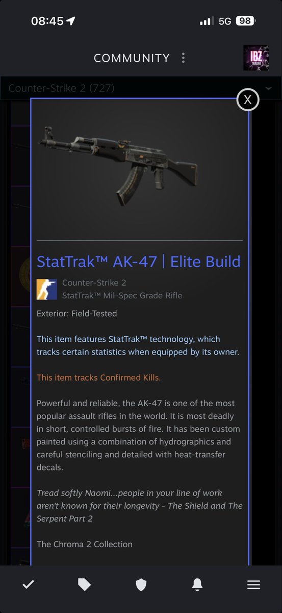 Giving away this AK skin
Just make sure you follow me, like and retweet this post. 

I’ll choose a winner in 3 days. GL
#GIVEAWAY