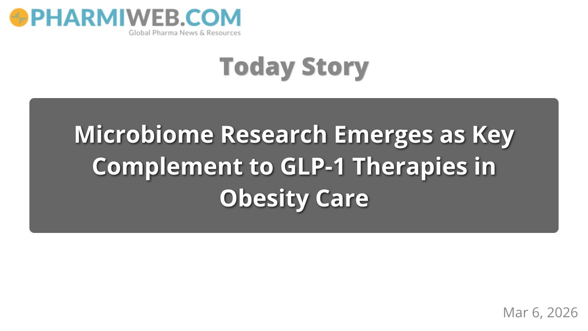 pharminews's tweet photo. Microbiome Research Emerges as Key Complement to GLP-1 Therapies in Obesity Care
https://t.co/rRJyCSCl1w

#MicrobiomeResearch #GLP1Therapies #ObesityCare #HealthcareInnovation #BiotechBreakthrough #MedicalResearch #PharmiWeb #pharmiweb https://t.co/JZQbz5ZzZy