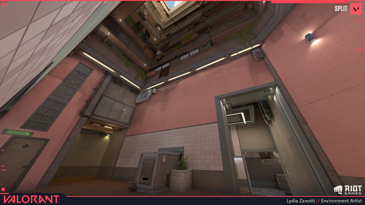 PHRISK3D's tweet photo. I try to keep details high above player height to not distract from gameplay when mapmaking -- even if most players never look up https://t.co/35cEETjqLY