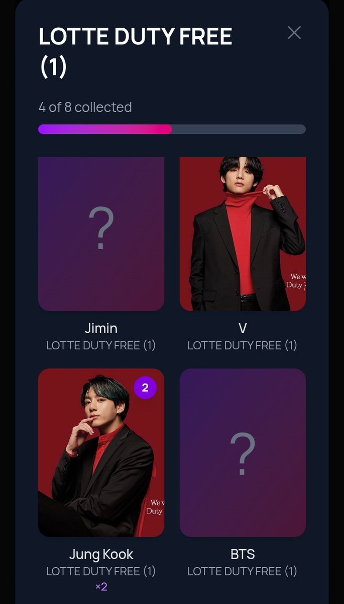 boogabel's tweet photo. Looking for complete myself RM and Suga.
And anything I don't have of Duty free 1 collection 

ID; boogabel_

#bcdtrade #bcdtrading https://t.co/RY1uMp3RdQ