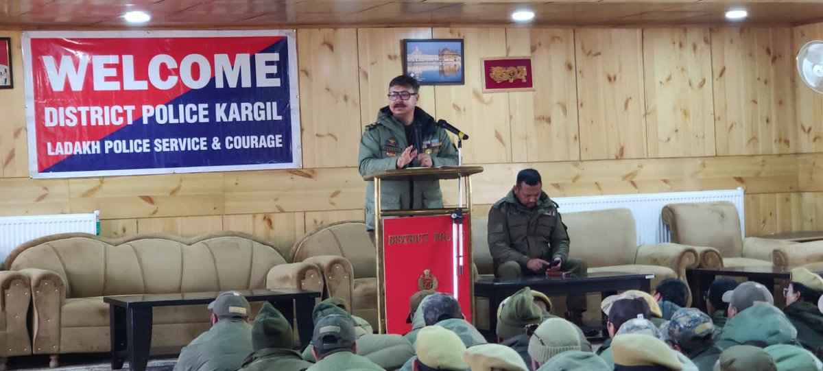 DISTRICT POLICE KARGIL tweet media