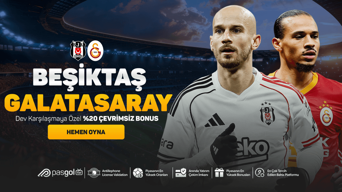 Bugün Süper Lig’in en heyecanlı derbisi bizleri bekliyor! 😱🔥

#Beşiktaş vs. #Galatasaray 

📲 Pasgol’de bu derbiye özel harika oranlar ve bonuslar seni bekliyor!

💥 Anında kazanç fırsatları
💯 Yüksek oranlarla tahminlerini yap!
🔗bit.ly/pasgolsocial

#pasgol #pasgolgiriş