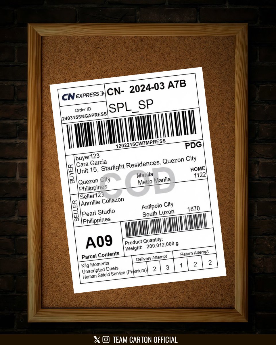 Your parcel is now packed and ready to deliver! 📦
 It’s currently waiting for our Ridemates to pick it up and bring it straight to you. 🚚

Thank you for your patience—we’ll keep you posted once it’s on the way! 🙌

#CARTON