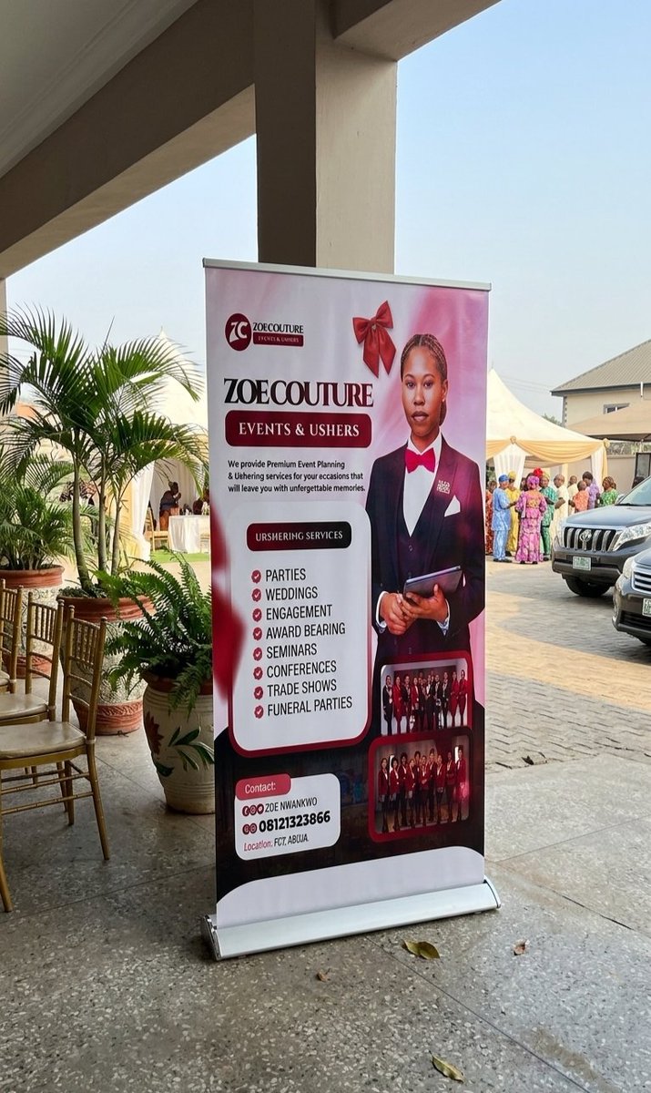 You can't believe I created this mockup roll up banner using Google Gemini AI🤭