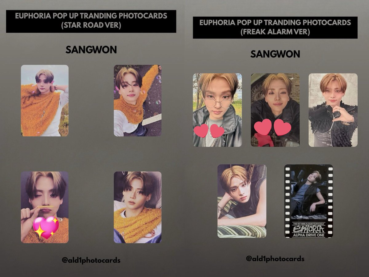 ALD1 EUPHORIA MD ポップアップ トレカ 交換 ［譲］ジュンソ リオ