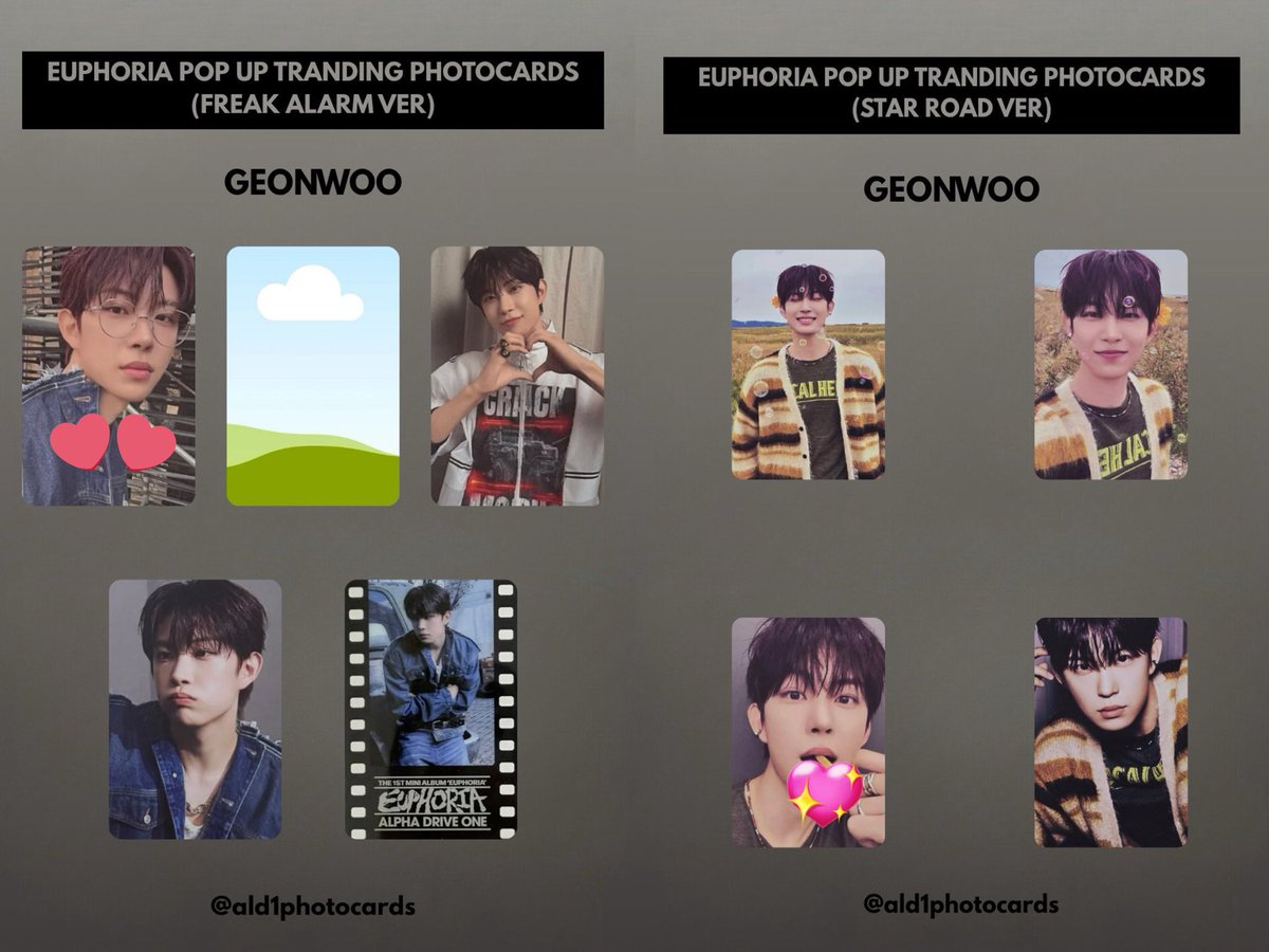 ALD1 EUPHORIA MD ポップアップ トレカ 交換 ［譲］ジュンソ リオ