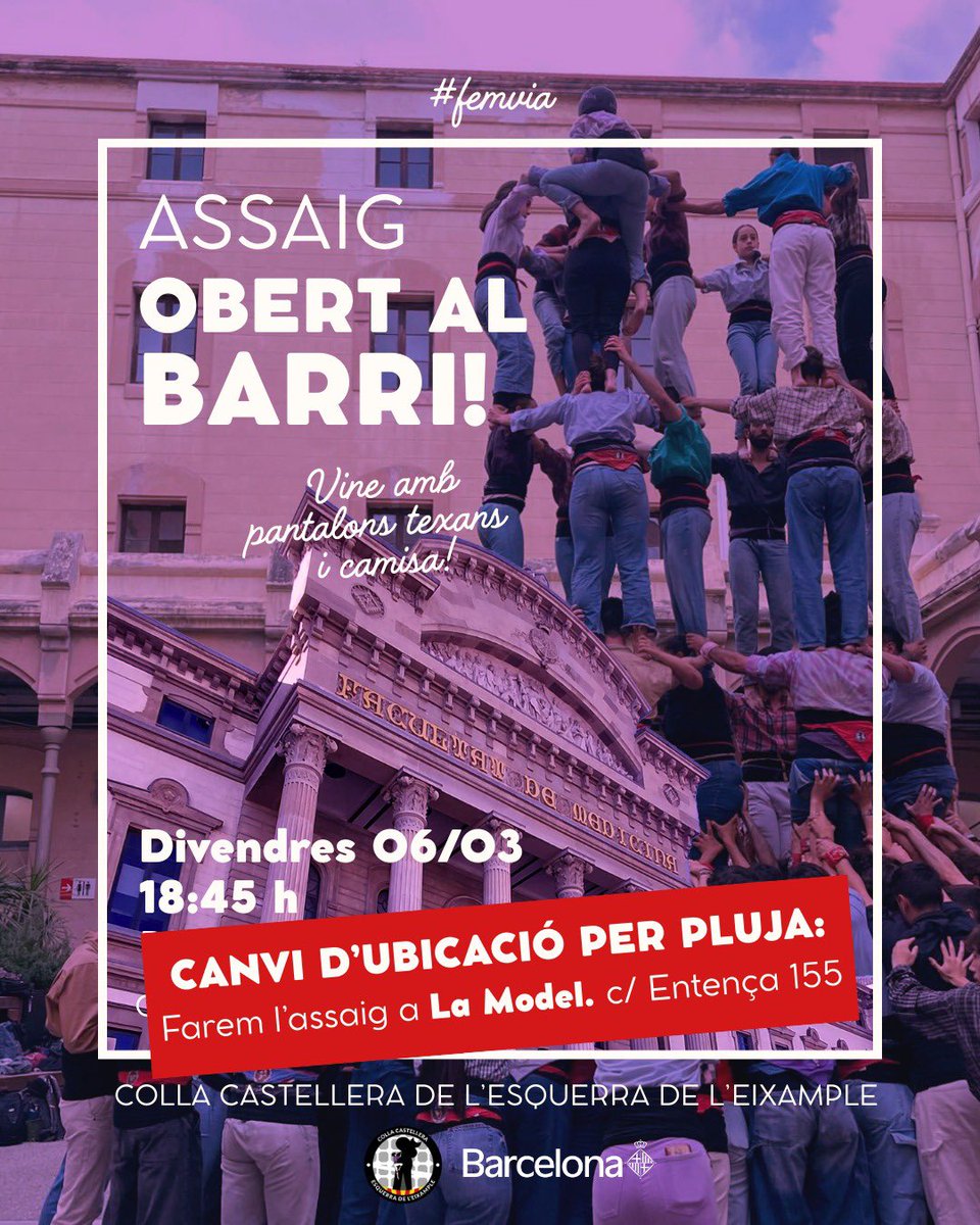 Colla Castellera de l’Esquerra de l'Eixample tweet media