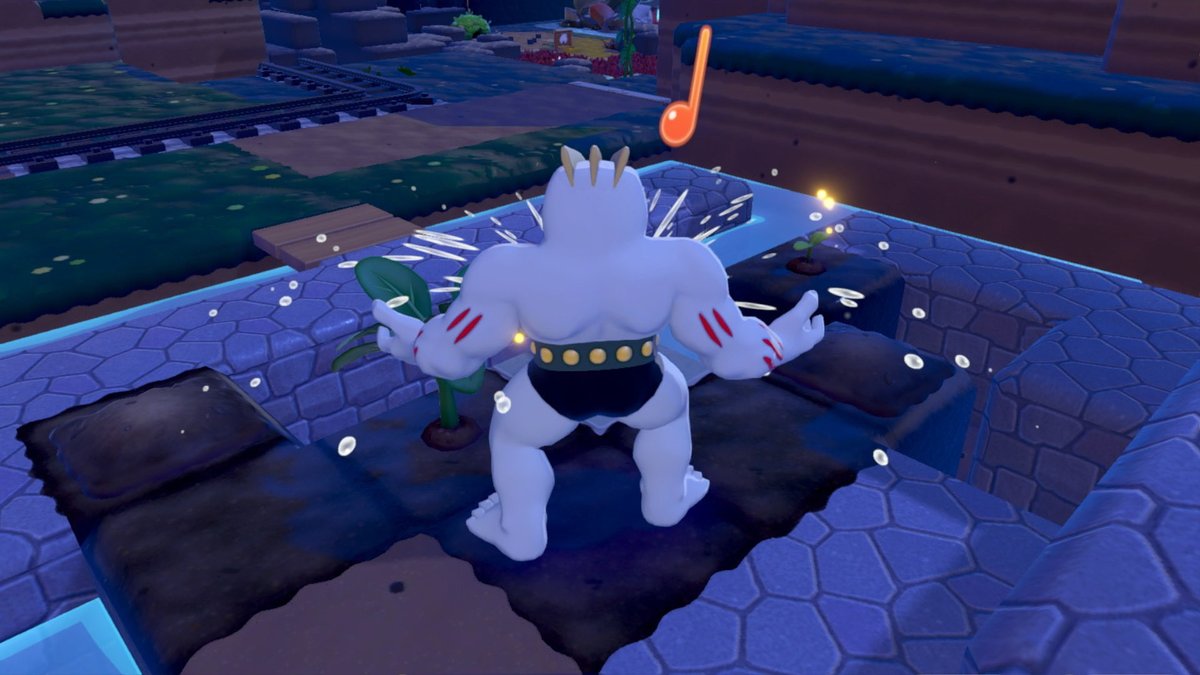 eat_clab's tweet photo. 人の畑でエグい立ちションするゴーリキーです
 #ぽこあポケモン https://t.co/MSZXoDBb11