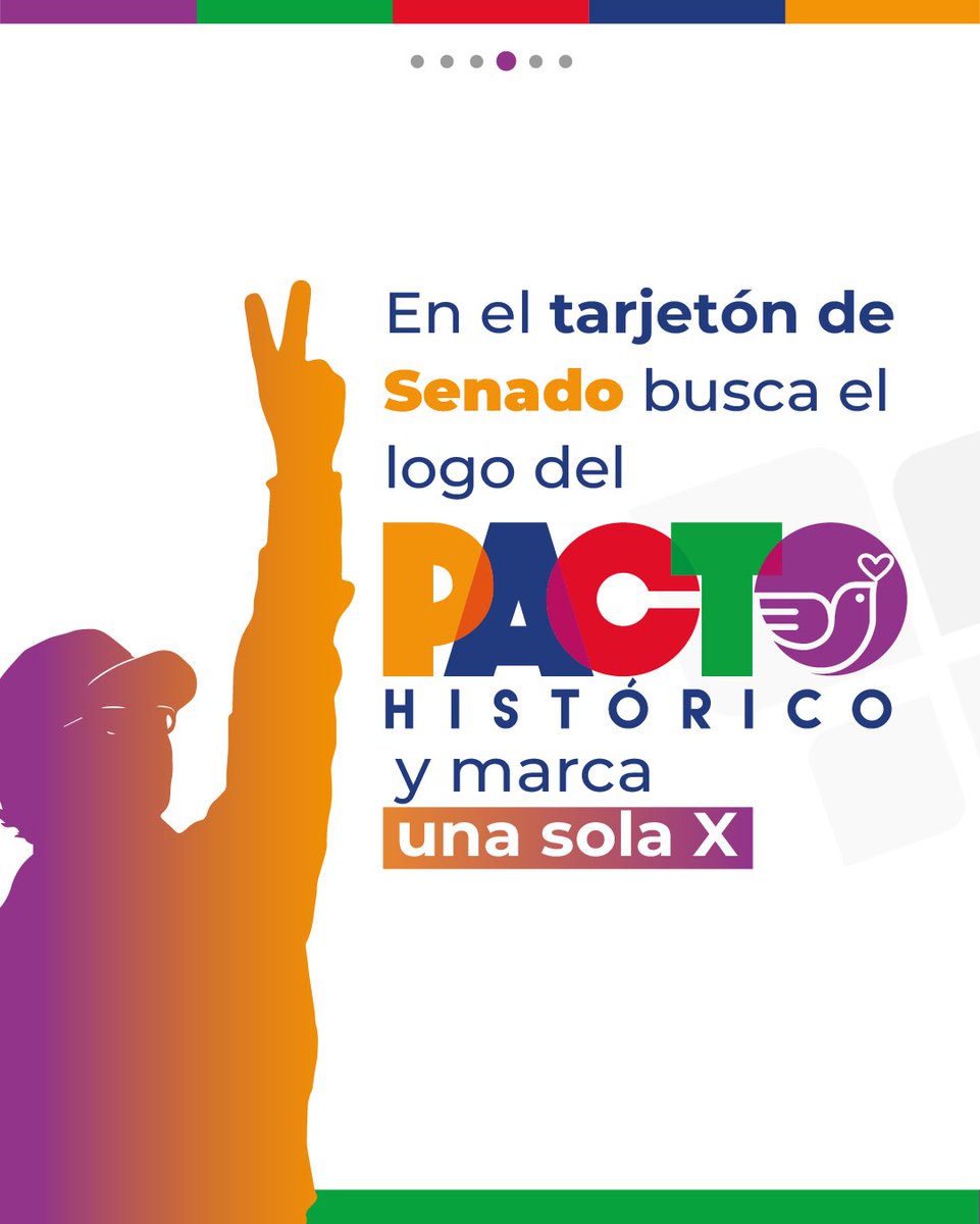 PactoCol's tweet photo. #PuroPactoEnEstaMonda  Necesitamos que el congreso de la República esté con una bancada fuerte del Pacto Histórico para evitar el bloqueo.
Por eso, este domingo 8 de marzo vota así: https://t.co/3mbwHGOQGa