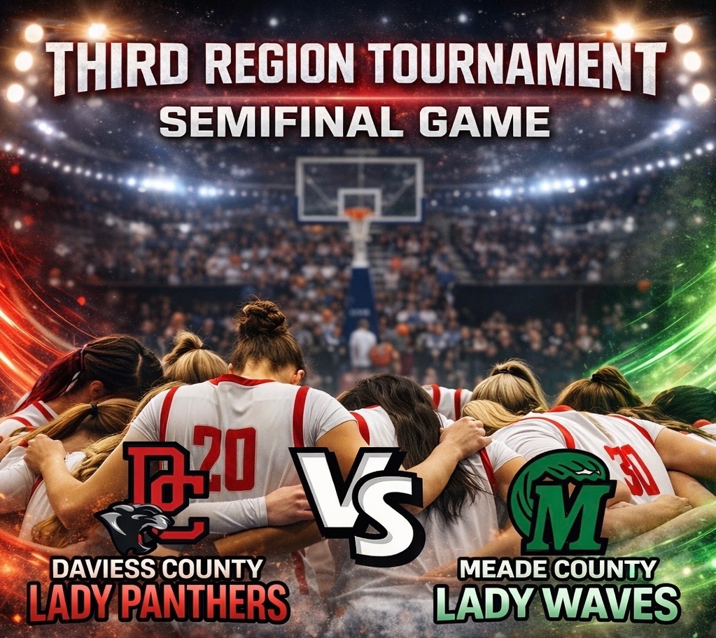 DCHSLadyPanther's tweet photo. 📣 IT’S GAME DAY 🐾
🏀 3RD REGION TOURNAMENT SEMIFINAL
🆚 Meade County 
📍 Owensboro Sportscenter
🕐 7:45 PM https://t.co/H3sAeYYbe6