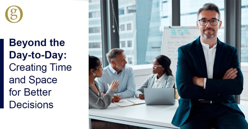 When are you able to step out of the day-to-day and think clearly about what comes next? If you’re ready to move from constant execution to clearer direction, an advisory conversation is a good place to start.