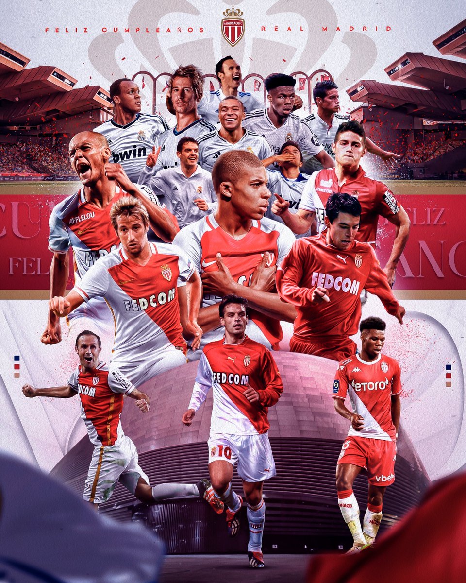 ¡𝘾𝙡𝙪𝙗𝙚𝙨 𝙨𝙚𝙣̃𝙤𝙧𝙚𝙨, 𝙨𝙞𝙚𝙢𝙥𝙧𝙚! 🇲🇨🫂🤍

Por las leyendas compartidas 🔥
¡Felices 124 años, <a href="/realmadrid/">Real Madrid C.F.</a>! 🎂👏