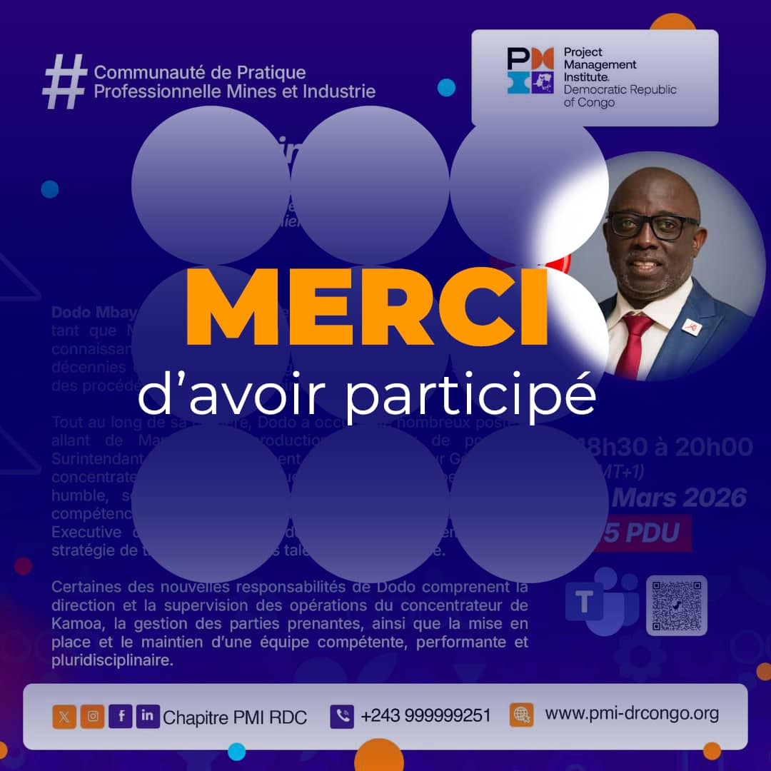 Chapitre PMI RDC tweet media