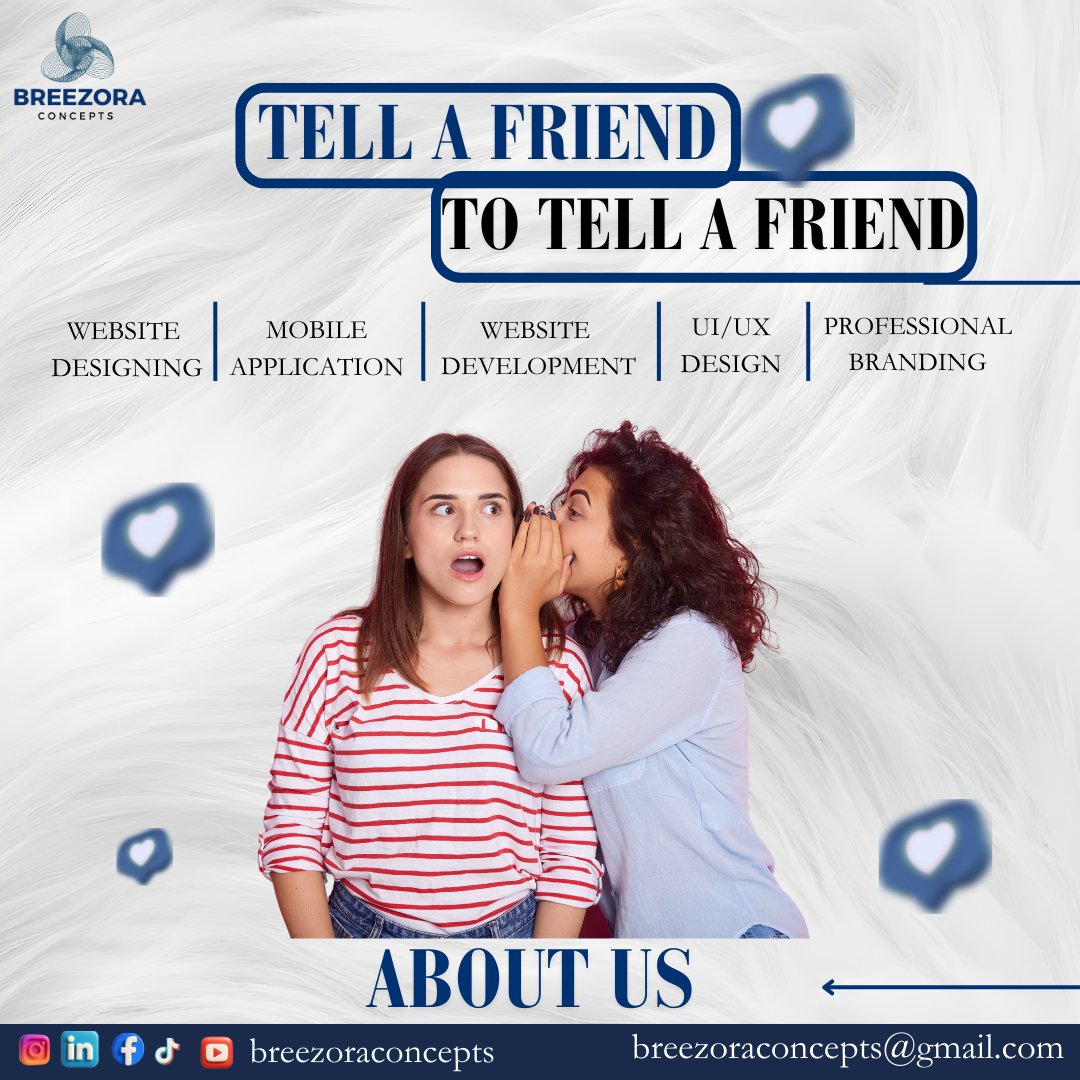 BreezoraC63376's tweet photo. Tell a friend to tell a friend about Breezora Concepts. Smart digital solutions for growing brands

#breezoraconcepts #breezoraconcepts #explorepage #fyp #DigitalInnovation #smartbrands #100views https://t.co/vgRr4tz0Tj