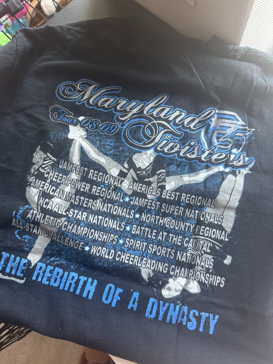 Looks like I'm gonna be wearing this little number to Worlds then 💙🥹 <a href="/TheMDTwisters/">Maryland Twisters</a>