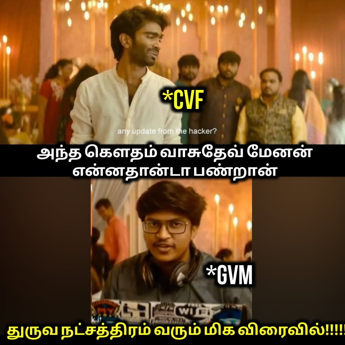Yov yanna ya Panra innum <a href="/menongautham/">Gauthamvasudevmenon</a> 
March month hey Start agidichi 🚶😭

#DhruvaNatchathiram #ChiyaanVikram