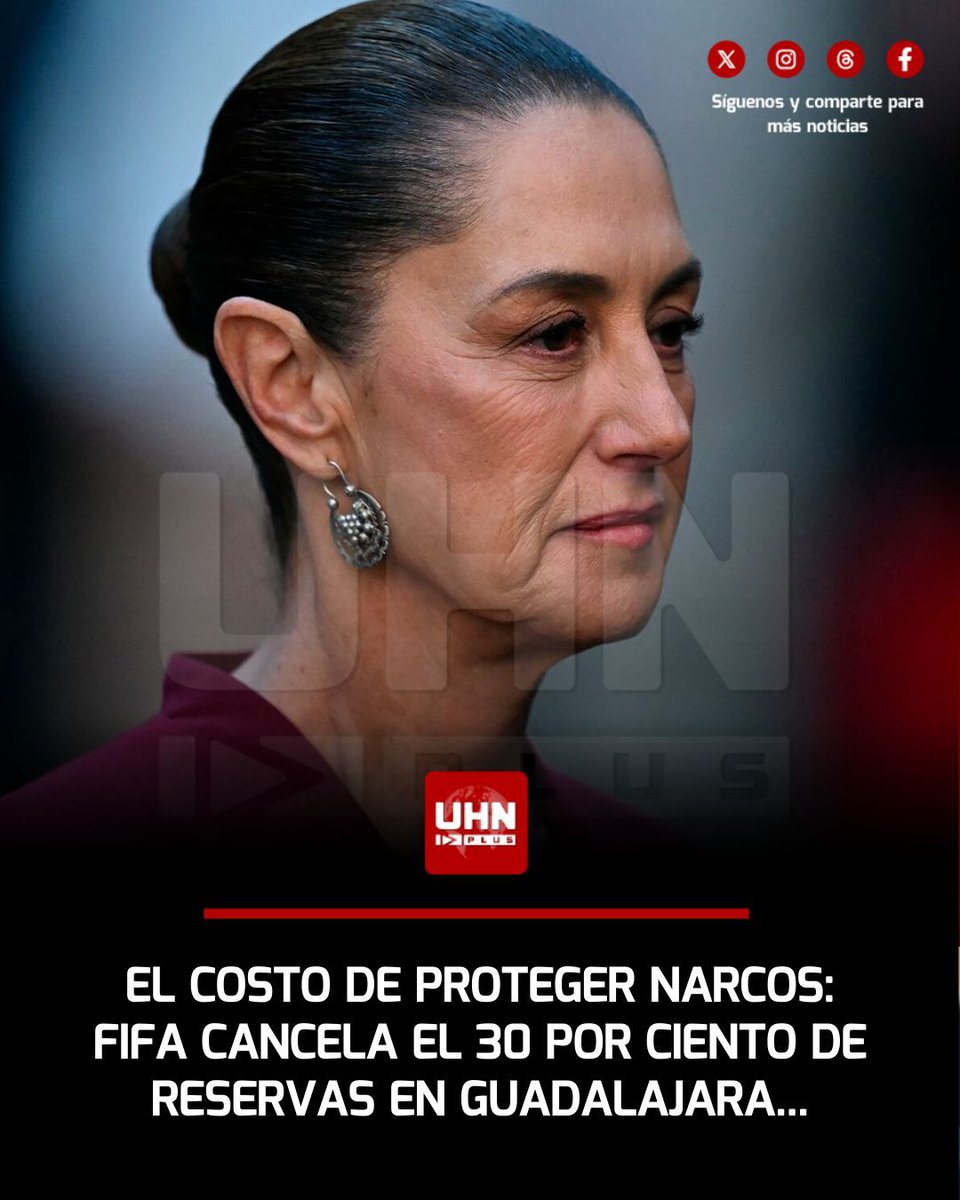 🇲🇽 ‼️ | Por más que Claudia Sheinbaum quiera ocultarlo, la violencia en México se tornó incontrolable. Internamente, directivos de FIFA no quieren saber nada con ir a las ciudades mexicanas por la Copa del Mundo. De acuerdo al presidente del Consejo Nacional Empresarial Turístico