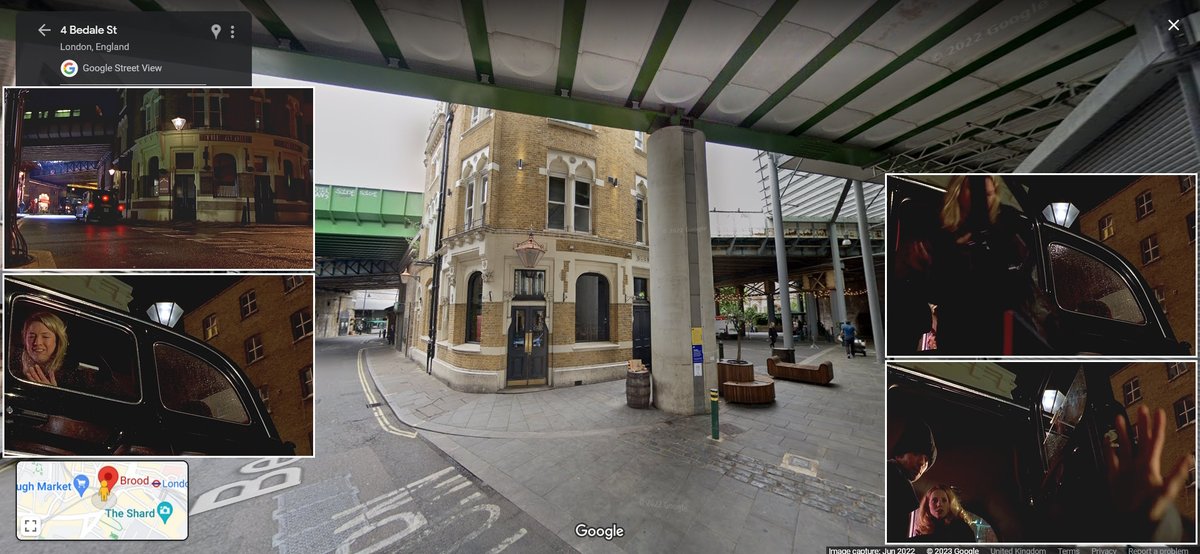 FilmPhonic's tweet image. London #FilmLocations: 8 Bedale St, SE1 9AL- ‘Bridget’ (Renée Zellweger) tumbles out of a taxi in front of her flat above The Globe Tavern in Borough, South London at the start of 2001's 'Bridget Jones's Diary'.