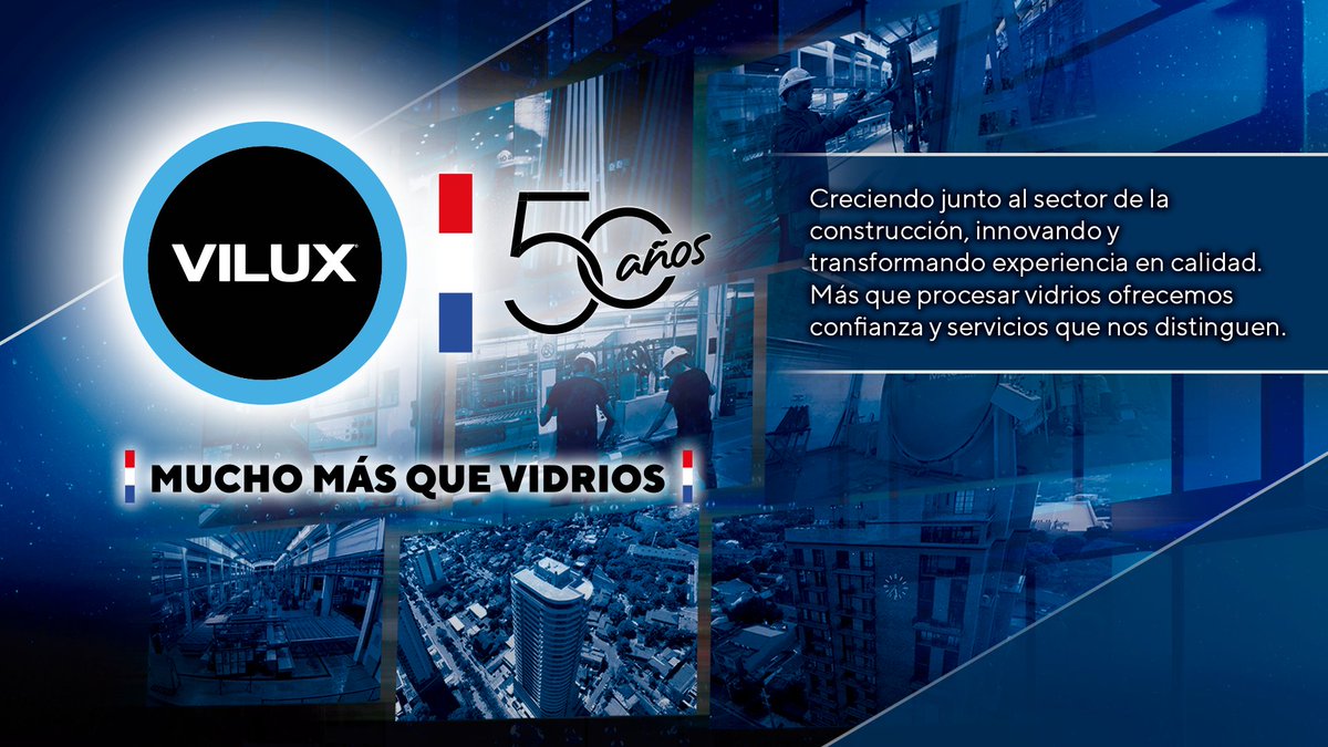 Vilux_py's tweet photo. Hoy cumplimos 50 años ✨ de trayectoria en VILUX: medio siglo de innovación, calidad y compromiso con nuestros clientes y aliados estratégicos. https://t.co/fC0FpXuPa8