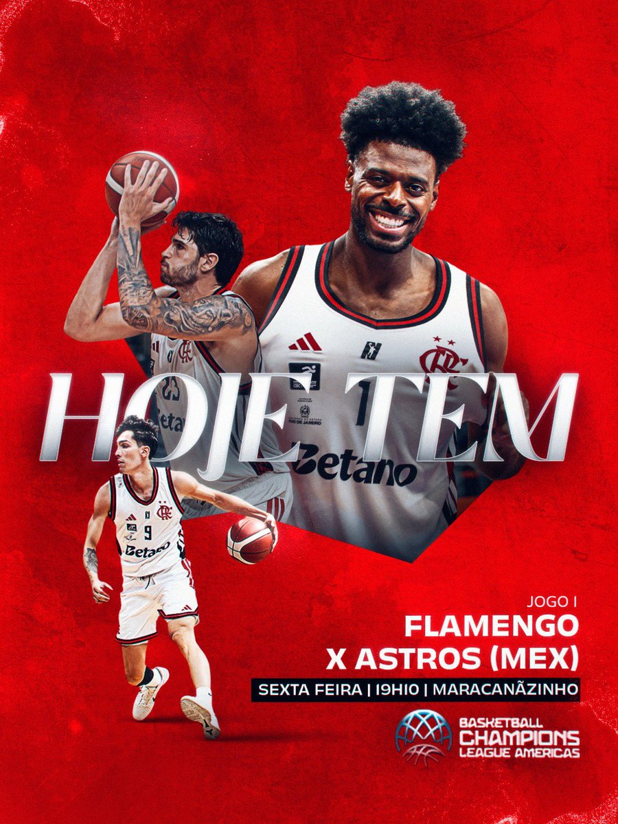 HOJE É DIA DE PLAYOFFS NO MARACANÃZINHO! 🔴⚫️

O Orgulho da Nação tem compromisso marcado com a Maior Torcida do Mundo pelo primeiro jogo das quartas de final da <a href="/BCLAmericas/">#BCLAmericas</a>, contra o Astros (MEX), na Casa do Inesquecívelzinho. PRA CIMAAAA! 

🎟️ Ingressos.flamengo.com.br