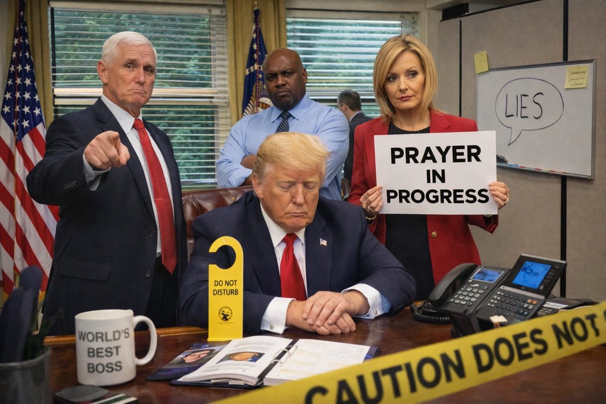 Le he pedido a Miguel Ángel ( si la IA que tenemos), varias versiones de la imagen de Trump.
Dos son versiones de Monty phiton y otra de the Office.
Si os gustan mañana me dará más imágenes
