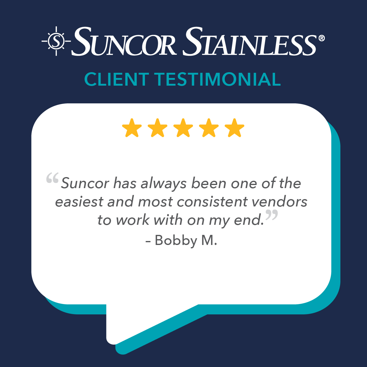 Suncor Stainless tweet media