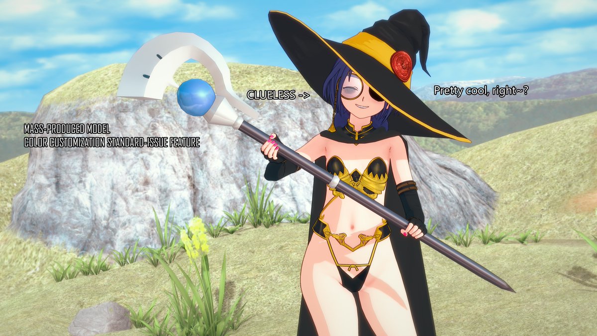 Kikuri is a real charmer. Don't tell her the secret behind how this works or she'll feel incredibly silly.