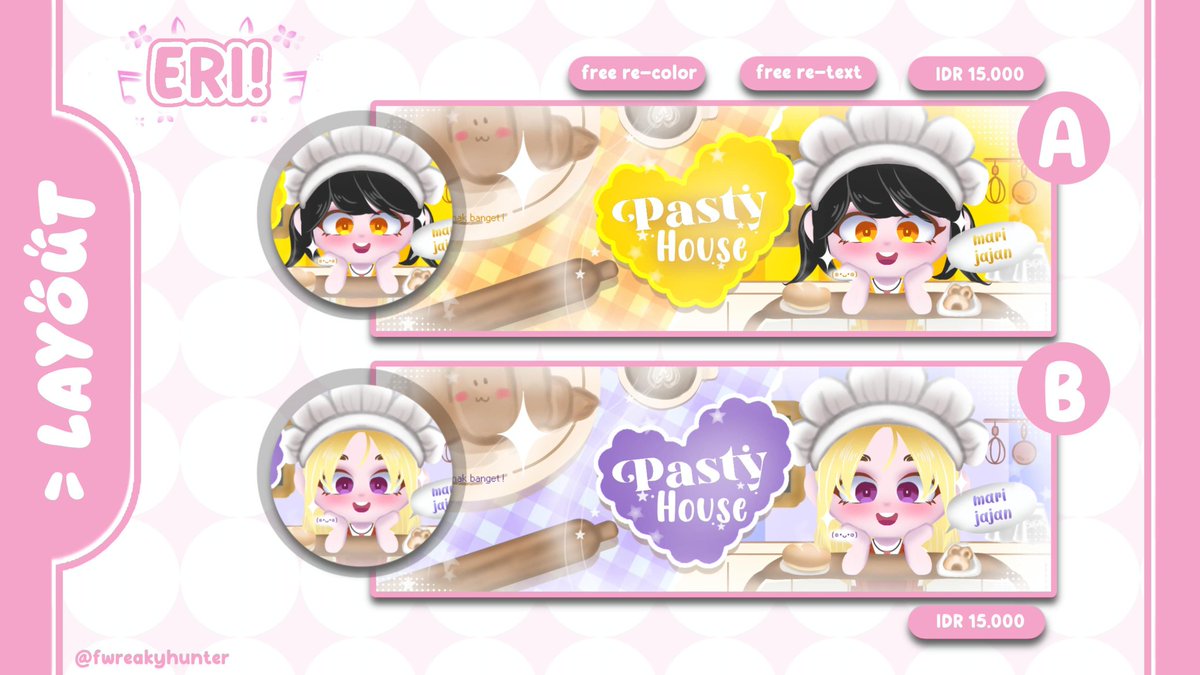 help rt &amp; ospek yyaw >⩊<

⋆.𐙚 ̊ pertama kali bikin layout chibi (〃´𓎟`〃). kalauu ada kesamaan, boleeh banget untuk dm ✉️ yaah❗
💶 IDR 15.OOO
🌟 free retext, recolor
💭 menerima request!
 
#zonauang #zonajajan