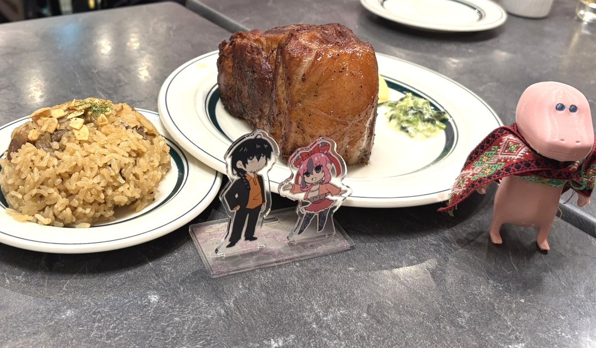 「MALLORY PORK STEAKさんでマッターホルンを掘削するの楽しすぎた 」|ちんのイラスト