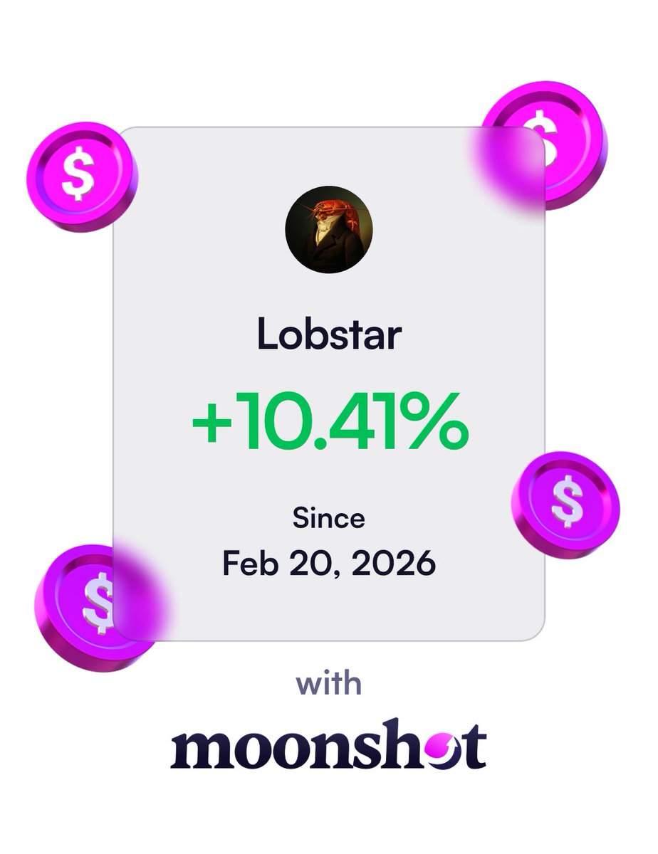 GouchGunna's tweet photo. I'm up 10.41% on Moonshot: https://t.co/KcD3J1KOiQ https://t.co/Lpat1hugOm
