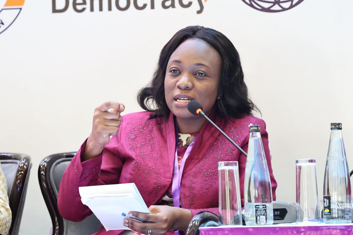 UHRC_UGANDA's tweet photo. Our Director, Complaints, Investigations and Legal Services and Acting Director,  Monitoring and Inspections, Mrs. @mutumba_n discussing Legal Protection and Access to Justice for women in Uganda during this year’s Women’s Convention at Mestil Hotel today. 

#WomenConventionUG 

@Mglsd_UG @womencouncilUG @NimdUganda @WFD_Democracy @ChairpersonUhrc @ckaheru @PNyarugoye