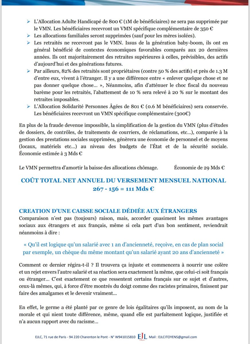 Walter_Boujenah's tweet photo. Le #VMN imaginé (et financé) dans le programme EJL CITOYENS dès 2017, toujours imité, jamais égalé est le contraire de l'assistanat et une vraie prime à ceux qui travaillent 🙂
📘 https://t.co/PghWsgSYbK
⬇️⬇️⬇️
https://t.co/6VOdlxQZlp https://t.co/PaQ5RXuexK