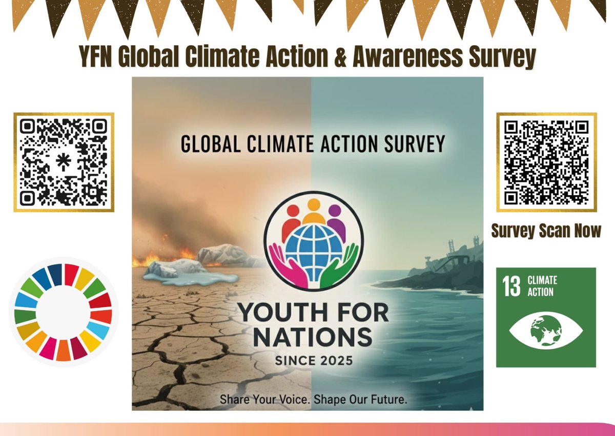 dilman_hamza's tweet photo. ☘️ Our planet is at a turning point. The choices we make today will define the world we live in tomorrow. 🌎
#YouthVoice #SDG #ClimateAction #ActNow #GlobalSurvey https://t.co/IF54tToFfj