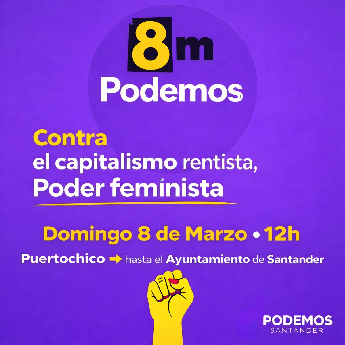 Podemos Santander tweet media