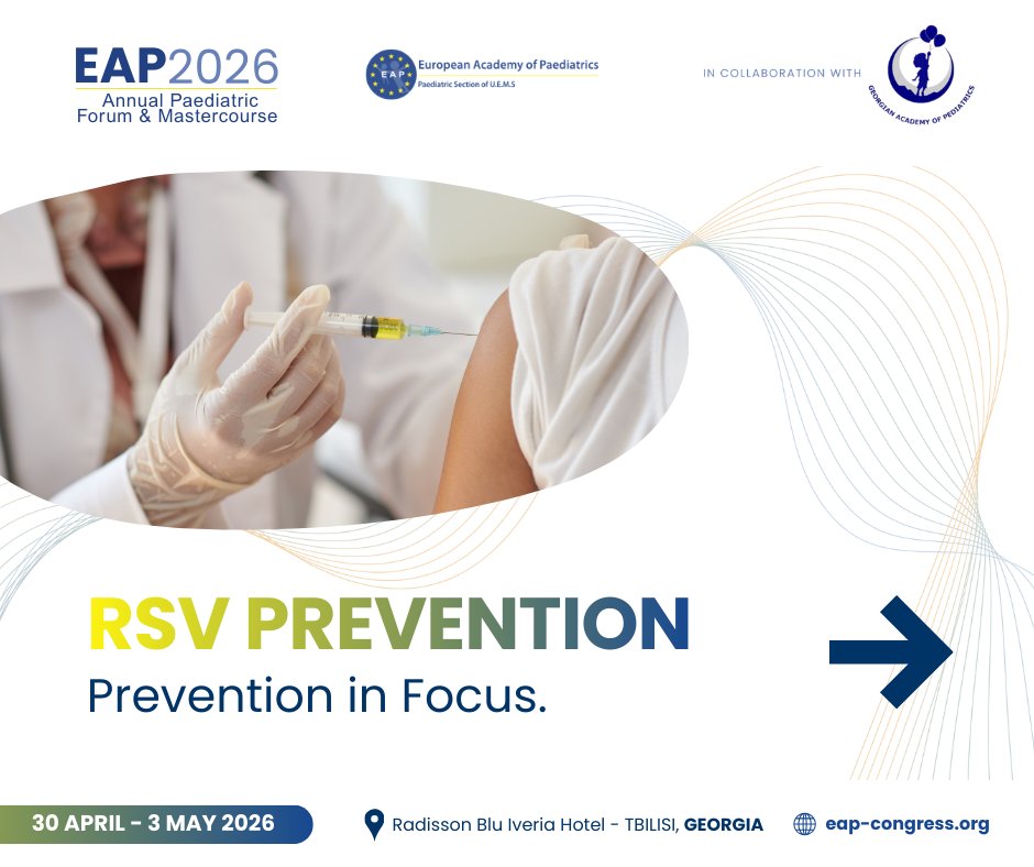 EAP European Academy of Paediatrics Congress tweet media