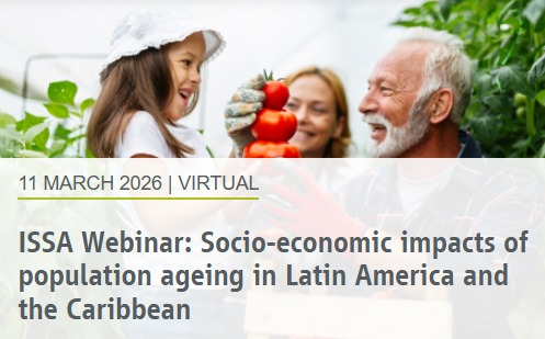 ISSACOMM's tweet photo. #ISSAwebinar: Socio-economic impacts of population ageing in Latin America and the Caribbean 

📅 Wednesday 11 March 2026
 ⌚ 15:00-16:30 (UTC/GMT +1 or CET)
 💬 Languages: English, French and Spanish
 
➡️ Registration: https://t.co/FjsESm021x

#SocialSecurity #AgeingPopulations https://t.co/o0PpoQQ5Q9