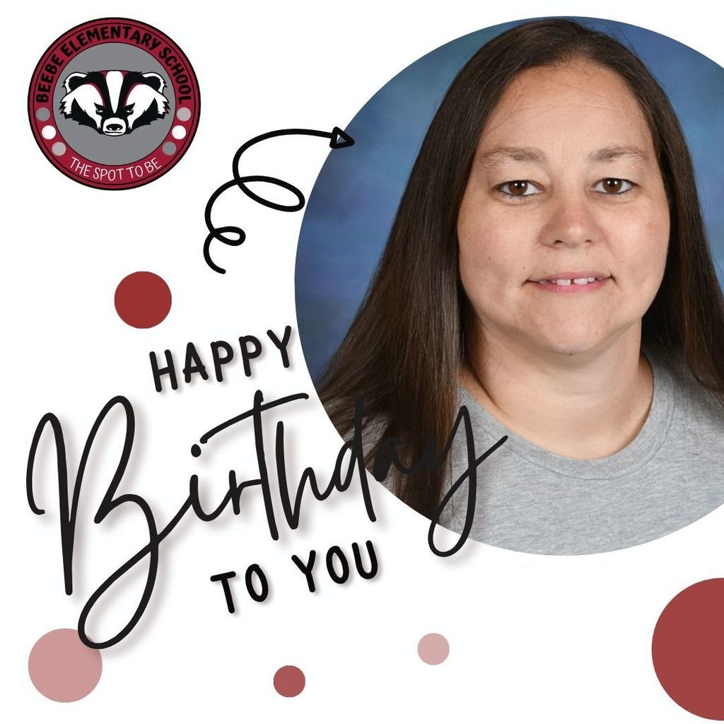Happy Birthday to our cafeteria supervisor, Mrs. Jenny!🧁