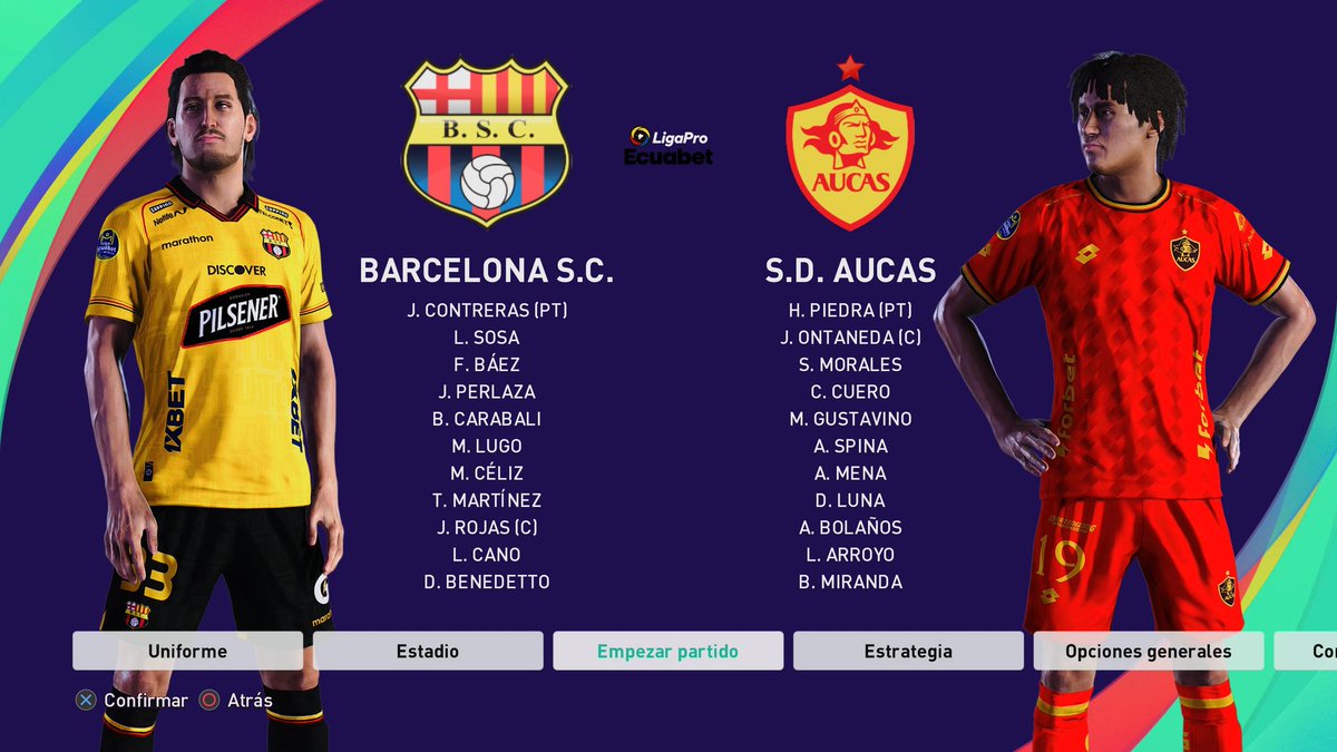 #LigaEcuabet #Aucas #Bsc #PES