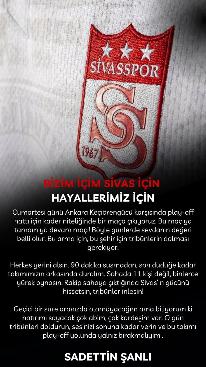 Sadettin ŞANLI tweet media