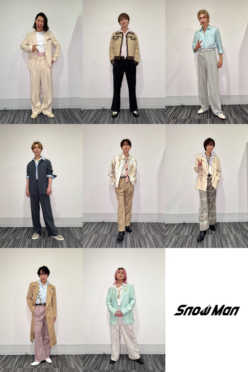 ⛄スノLOOKBOOK📸
#Mステ  🎶

#STARS ❄️
の新衣装はいかがでしたか？✨

今宵のテーマは
#春のSTARS

#SnowMan