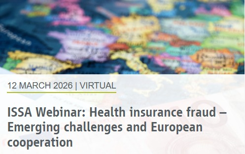 ISSACOMM's tweet photo. #ISSAwebinar: Health insurance fraud – Emerging challenges and European cooperation

📅 Thursday, 12 March 20
⌚ 14:00–15:45 (UTC/GMT +1 or CET)
 💬 Languages: English, French, German and Spanis

➡️ https://t.co/w3Ld2Ub75K

#SocialSecurity #HealthInsurance #Fraud #Europe https://t.co/wjyWNMw7gZ
