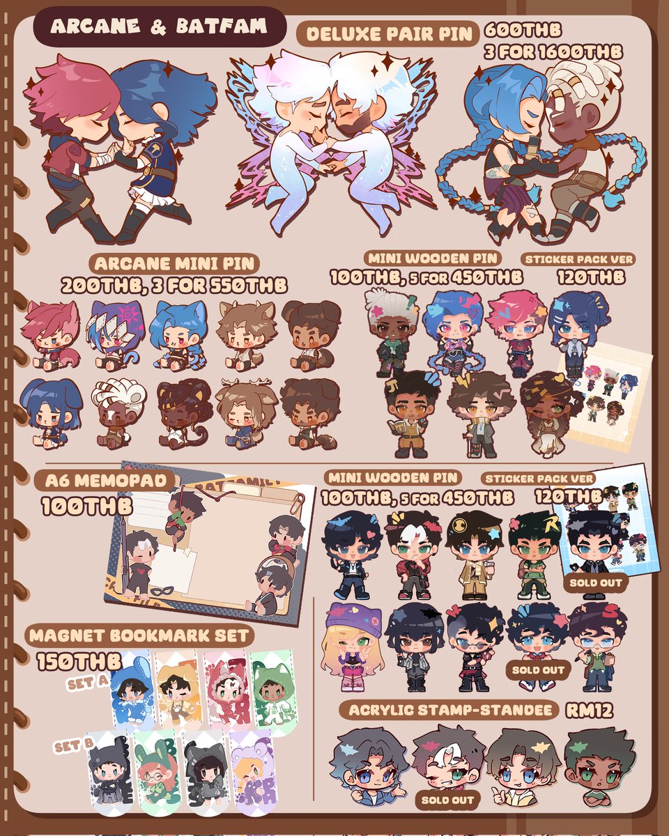 cappuccinekoo's tweet photo. My catalog for Comic Square 9 in Thailand! 🇹🇭

Booth M43-44
Mostly Hoyo, DC Batfam, Arcane and a bunch of mixed/niche fandoms 👋
Cash is muchhh appreciated! 

#ComicSquare9 #CQ9_SUN #CQ9_SAT https://t.co/819JWdBhk9