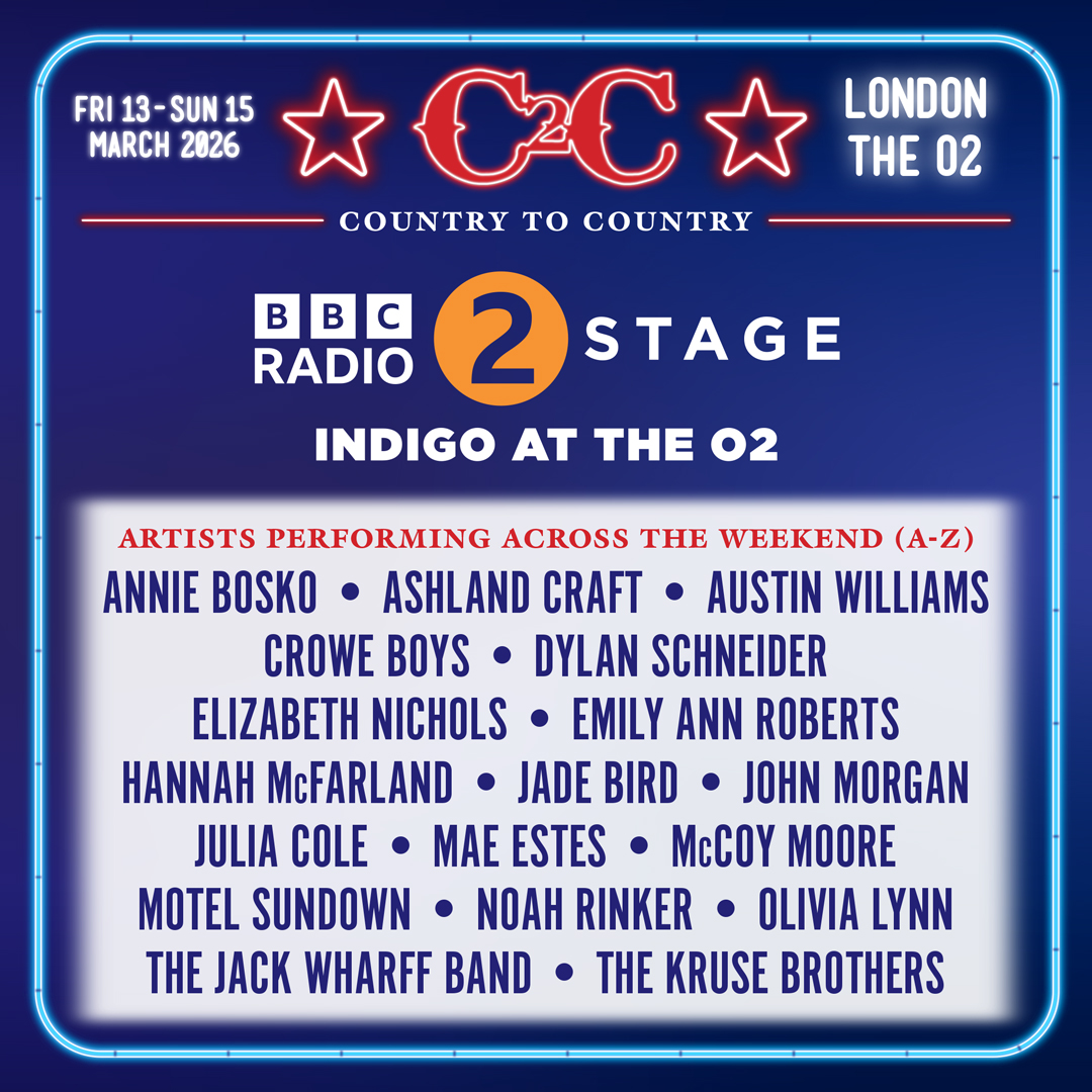 C2Cfestival's tweet photo. C2C 2026 at @TheO2  - stage times are now live on our official app!

Including our BBC Radio 2 Stage, The Saloon (hosted by Holler), The Roundup & more! Download the app now to view the stage splits & full festival times, create your own personalised schedule and plan your weekend: https://t.co/bZx71lQogZ

We can't wait to see you all - 1 week to go!! 😍🤠🙌🎶