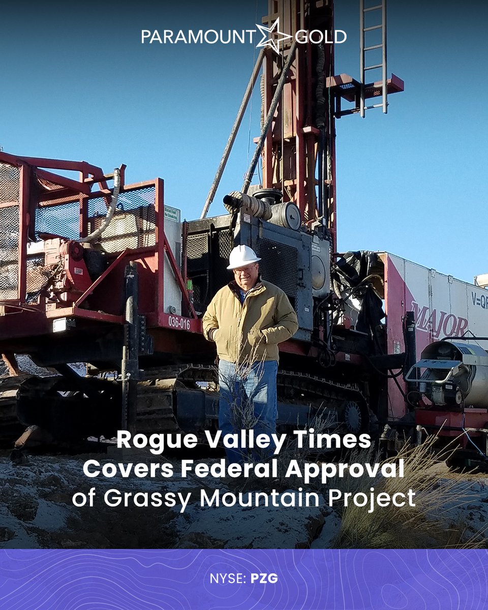 Paramount Gold (NYSE: PZG) tweet media
