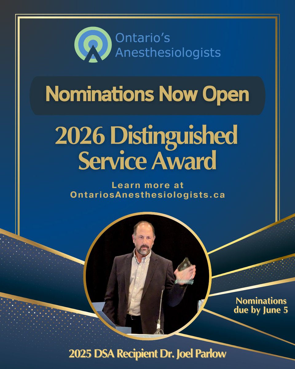 Ontario's Anesthesiologists tweet media