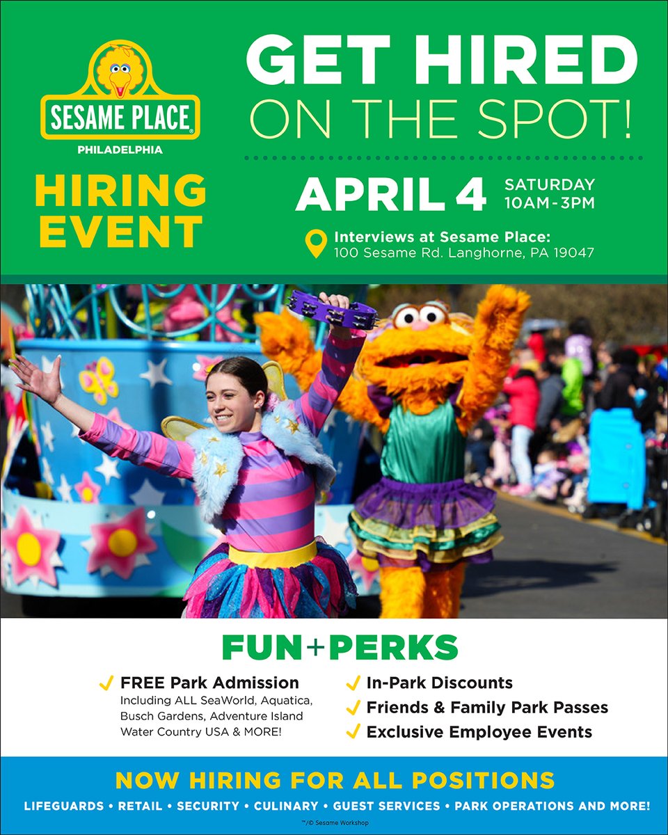 Sesame Place Philadelphia tweet media