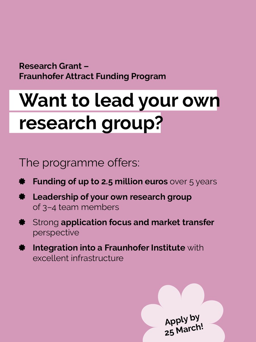 Research in Germany - Initiative of the BMFTR tweet media